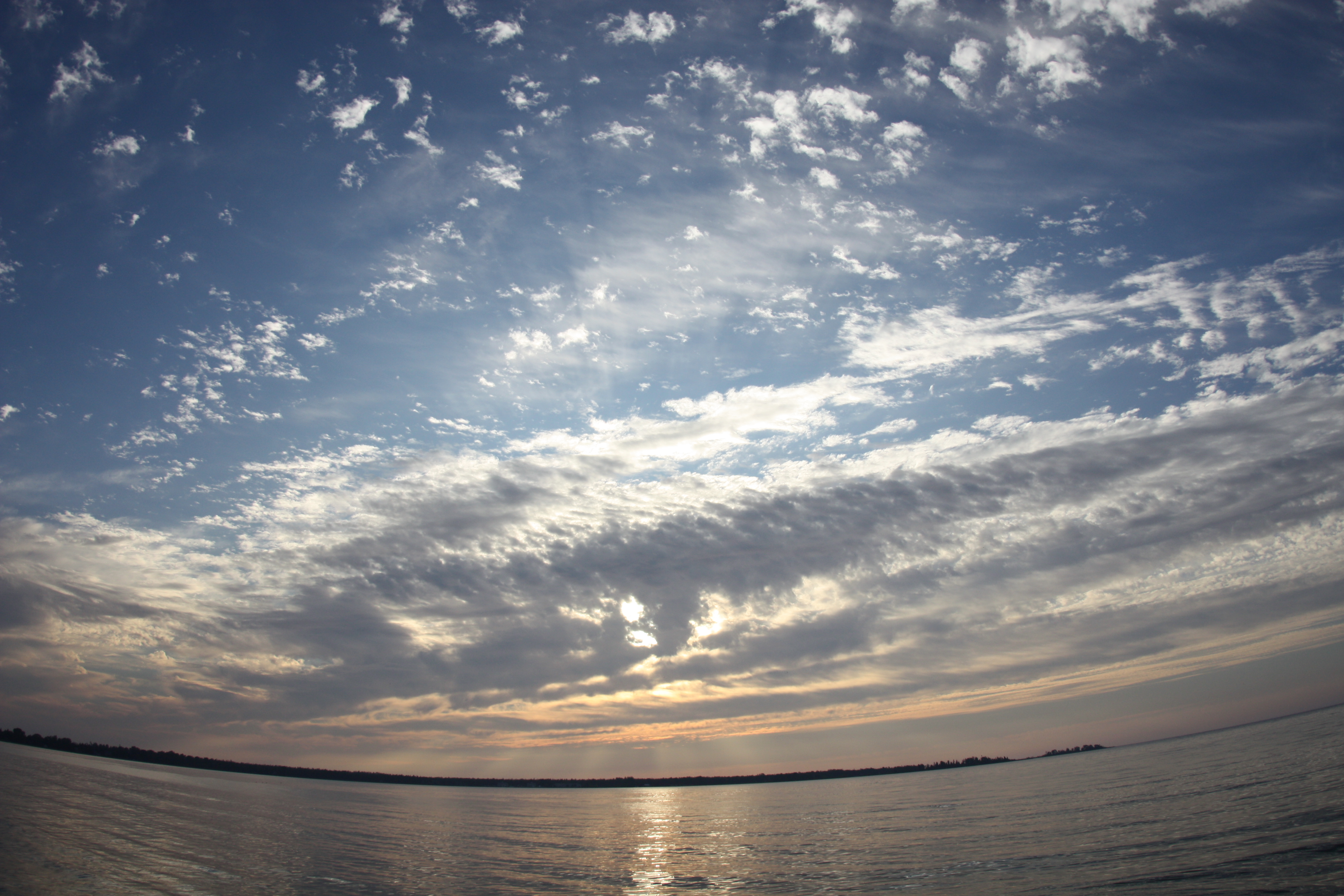Sky over water
