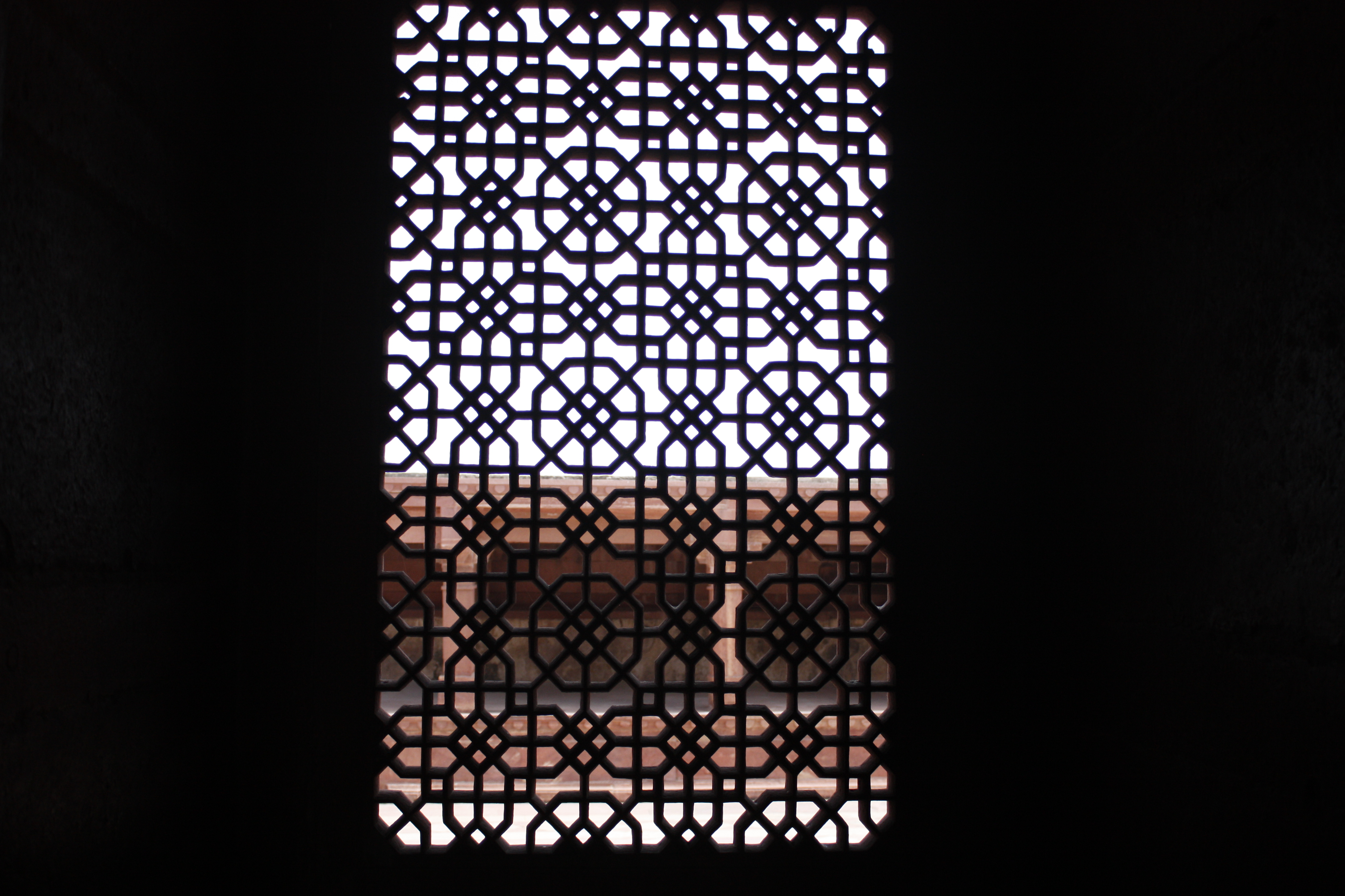 Mughal lattice window, India